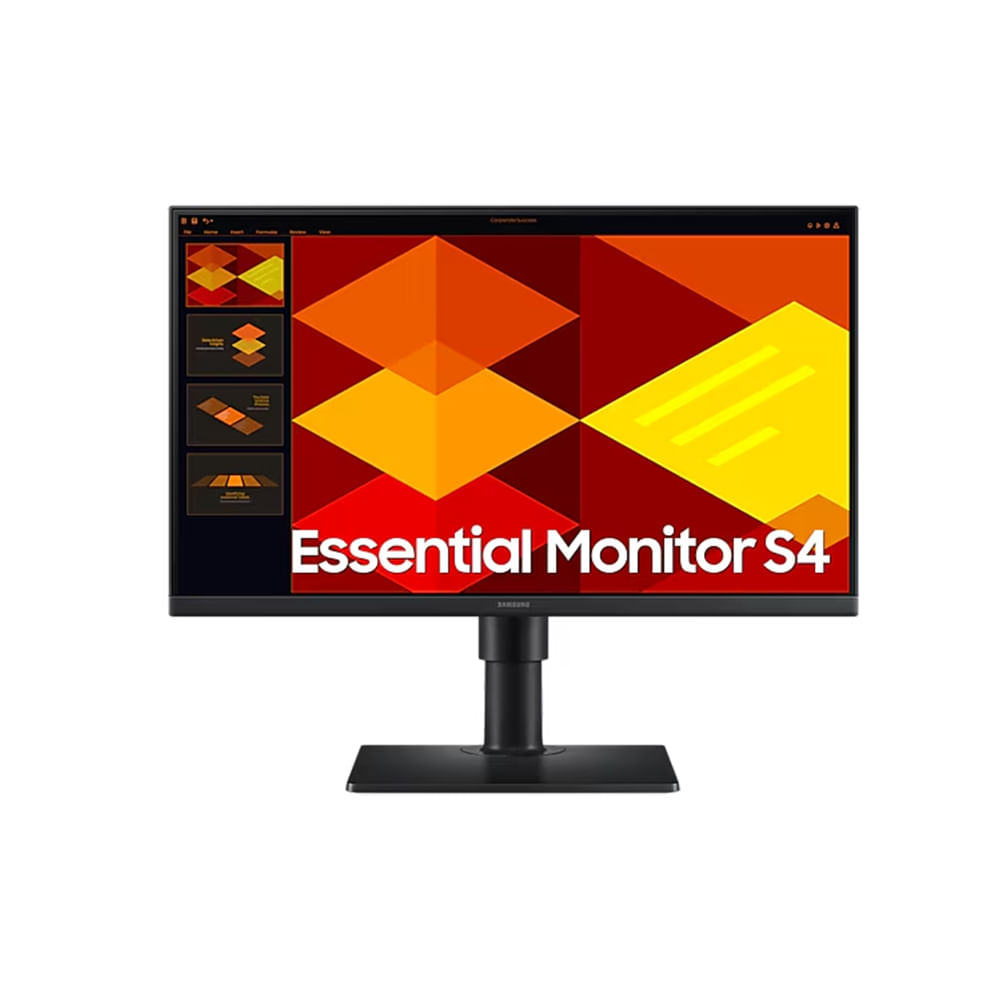 Monitor Samsung Essential S4 de 22"" Full HD, IPS, 100Hz, HDMI y USB - Negro