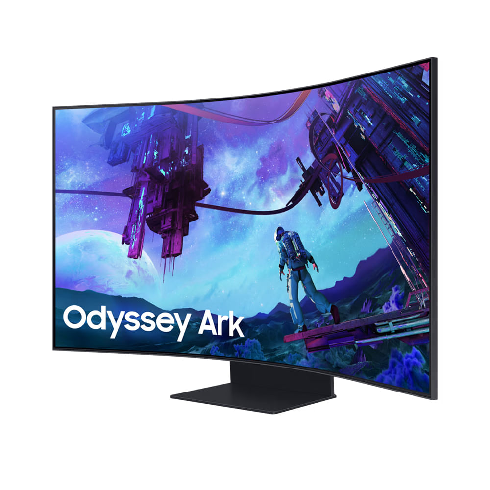 Monitor Samsung Gaming Odyssey Ark 55"" 4K UHD, 165Hz, con parlantes y control integrado - Ideal par