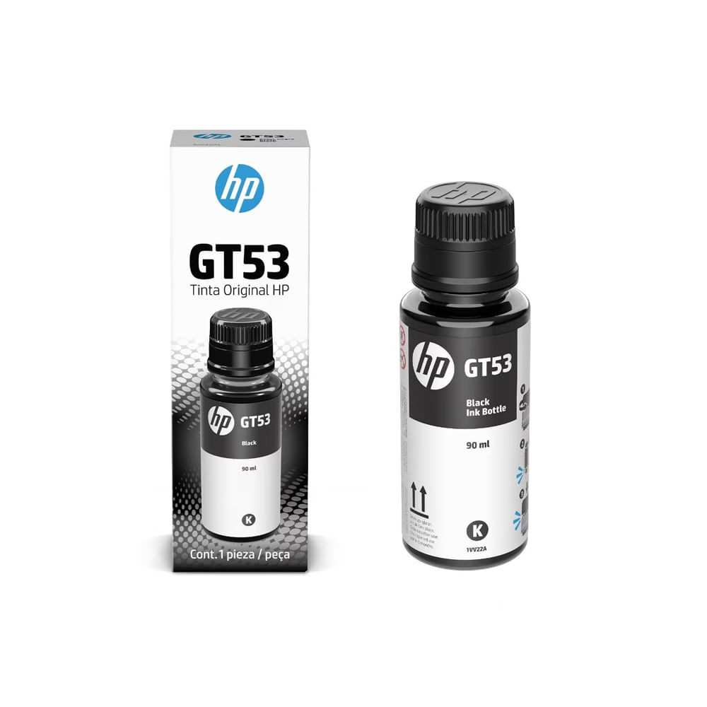 Kit de tinta HP GT53 negro 90 mL para inyección de tinta - Rendimiento excelente y fácil de usar