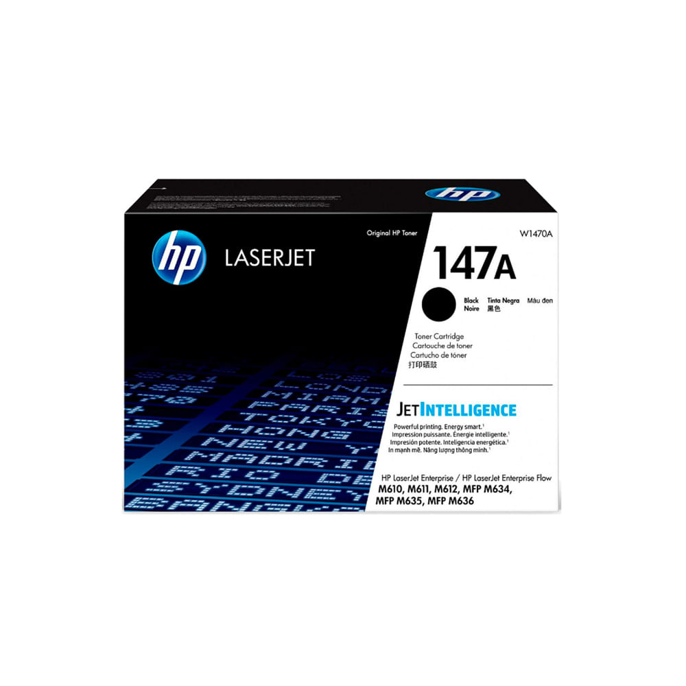 Cartucho de tóner HP 147A Negro Original para impresoras LaserJet - Alta calidad, fácil instalación