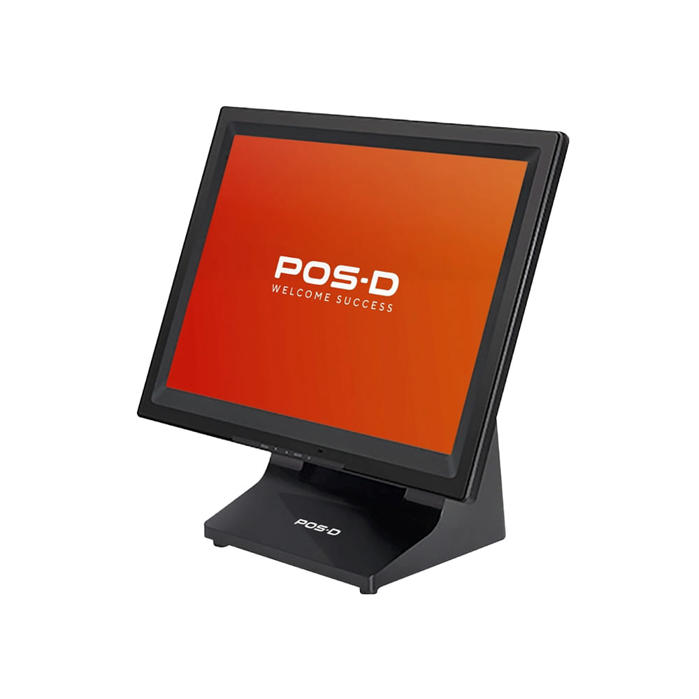 Monitor táctil de 15"" POS-D AS 15S, pantalla resistiva para ventas y sistemas de punto de venta.