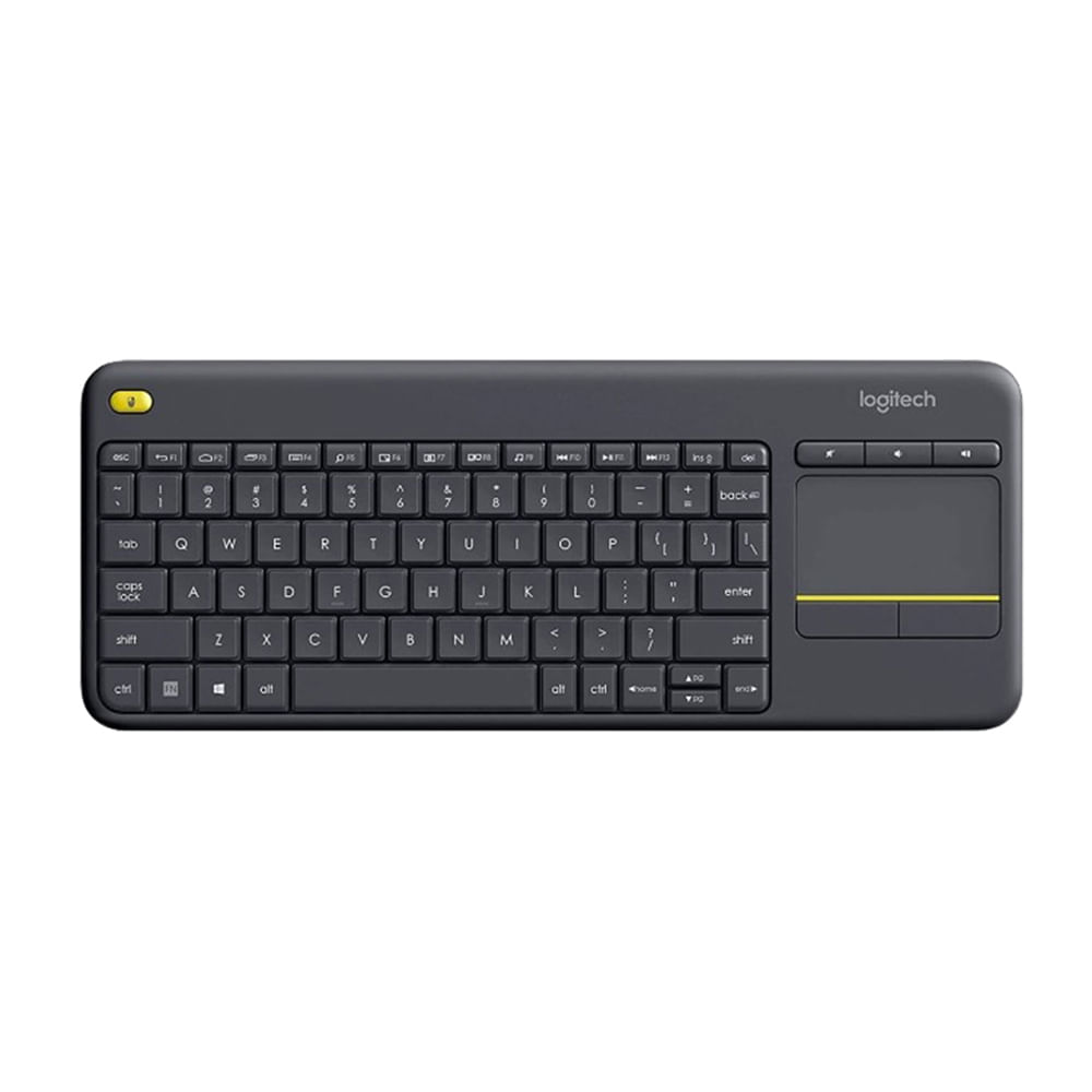 Teclado Inalámbrico Logitech K400 Plus - Ideal para Smart TV, Con Touchpad Integrado, Comodidad y E