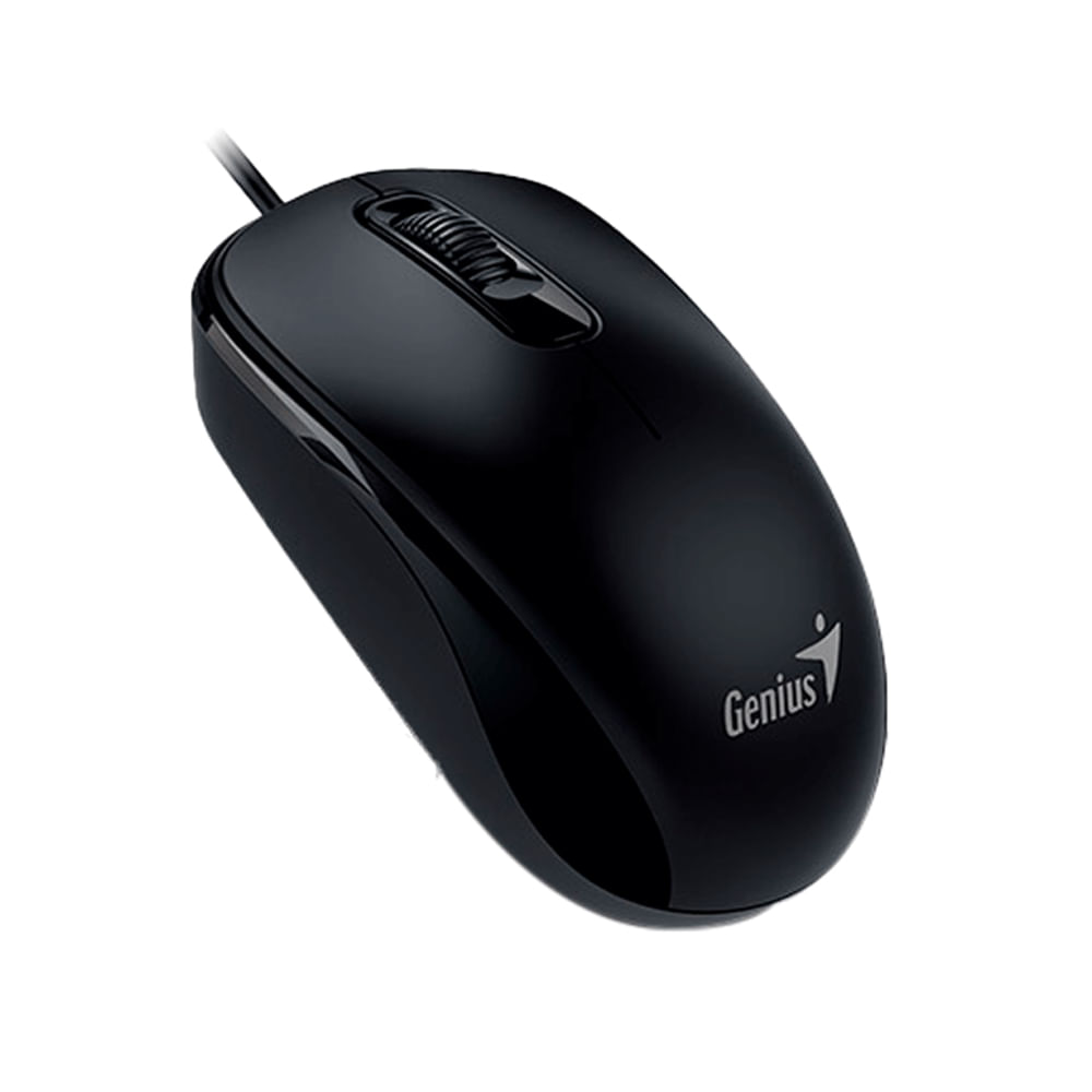 Mouse Genius DX-110 óptico USB 1000 DPI negro - precisión y comodidad para tus tareas diarias