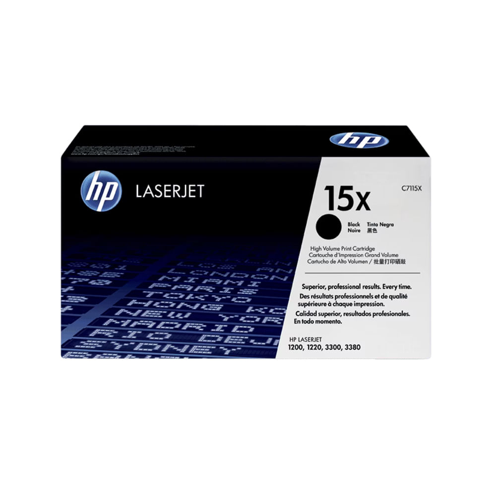 Tóner HP LaserJet 15X Negro Original - Alto Rendimiento para Impresoras HP - Calidad Superior