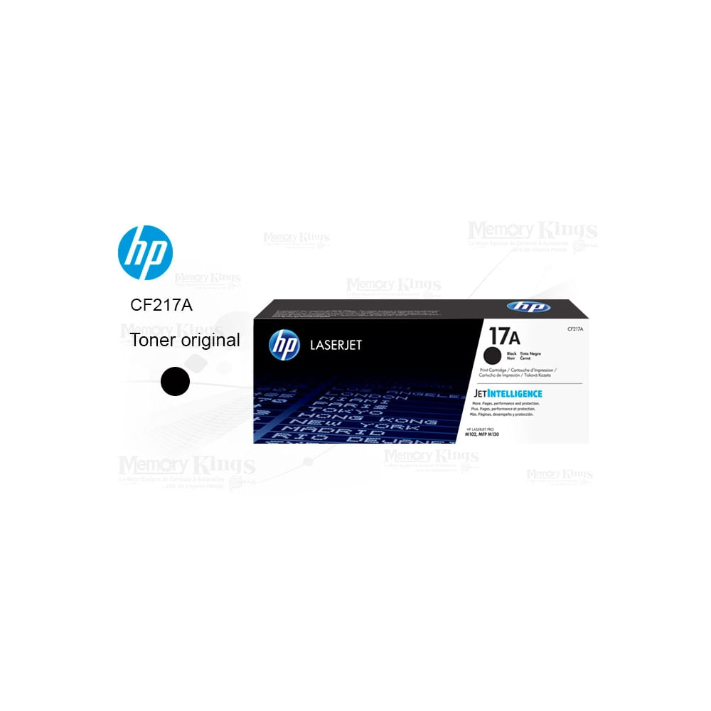 Toner HP 17A Negro Original, 1600 páginas de alta calidad, impresión nítida y duradera