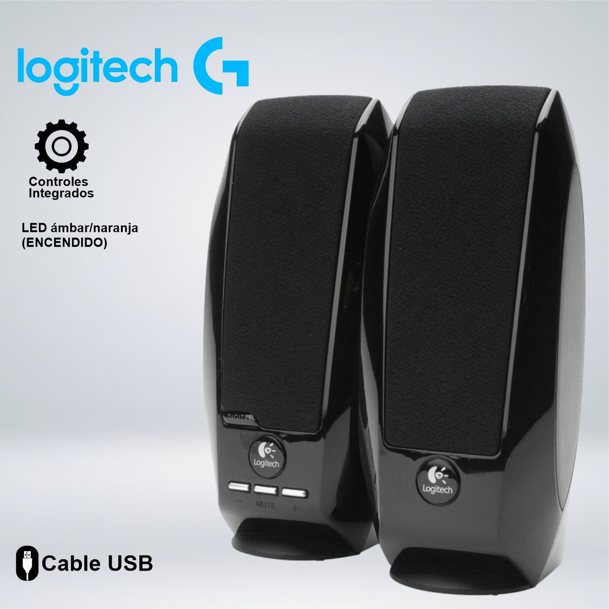 PARLANTE LOGITECH S-150 USB BLACK 2.0