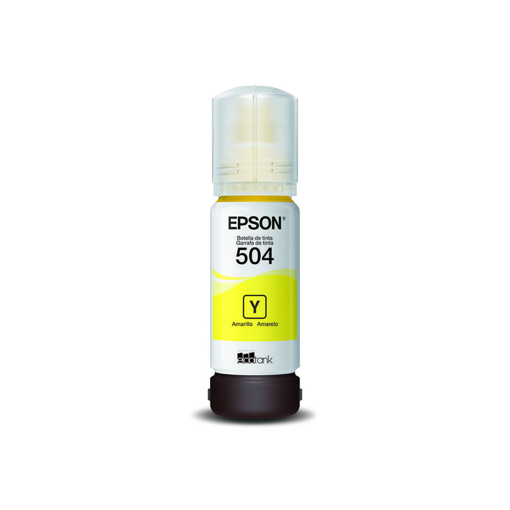 Tinta Epson 504 Amarilla 70ml - Calidad de impresión vibrante para tus proyectos
