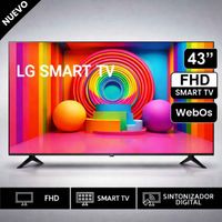Televisor LG 43 Pulg LED Smart TV Full HD con ThinQ AI 43LR6000PSA