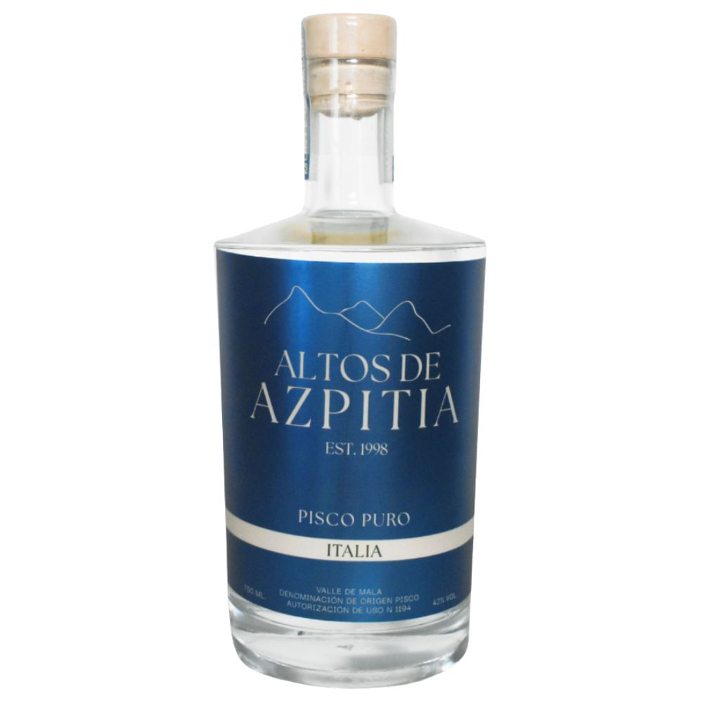 PISCO ALTOS DE AZPITIA EST 1998 PURO ITALIA 750ML