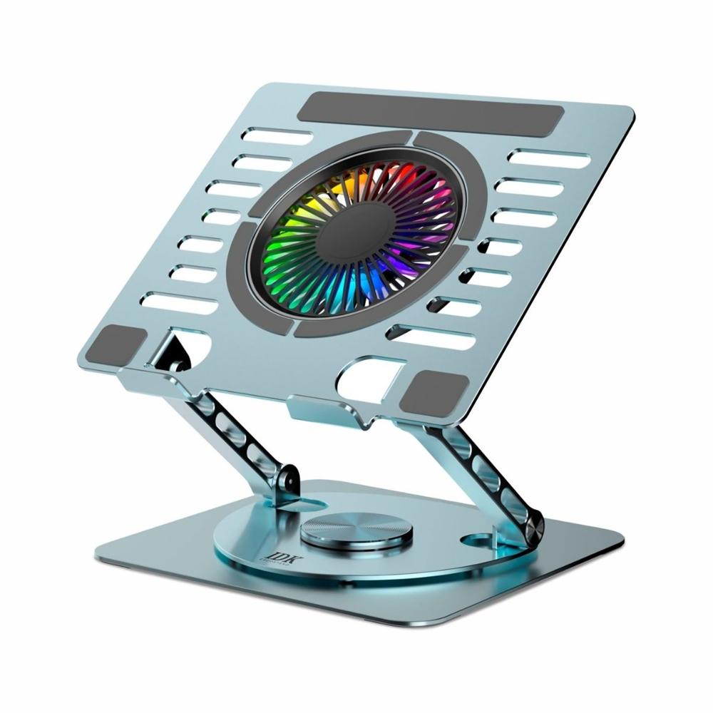 Cooler iDock Basic RGB 360 con Base Giratorio 360° y puertos USB 2.0