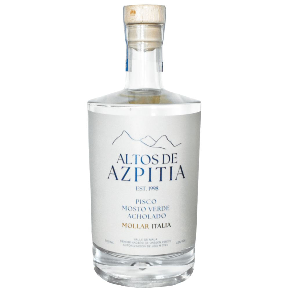 PISCO ALTOS DE AZPITIA EST 1998 MOSTO VERDE ACHOLADO MOLLAR - ITALIA 500ML