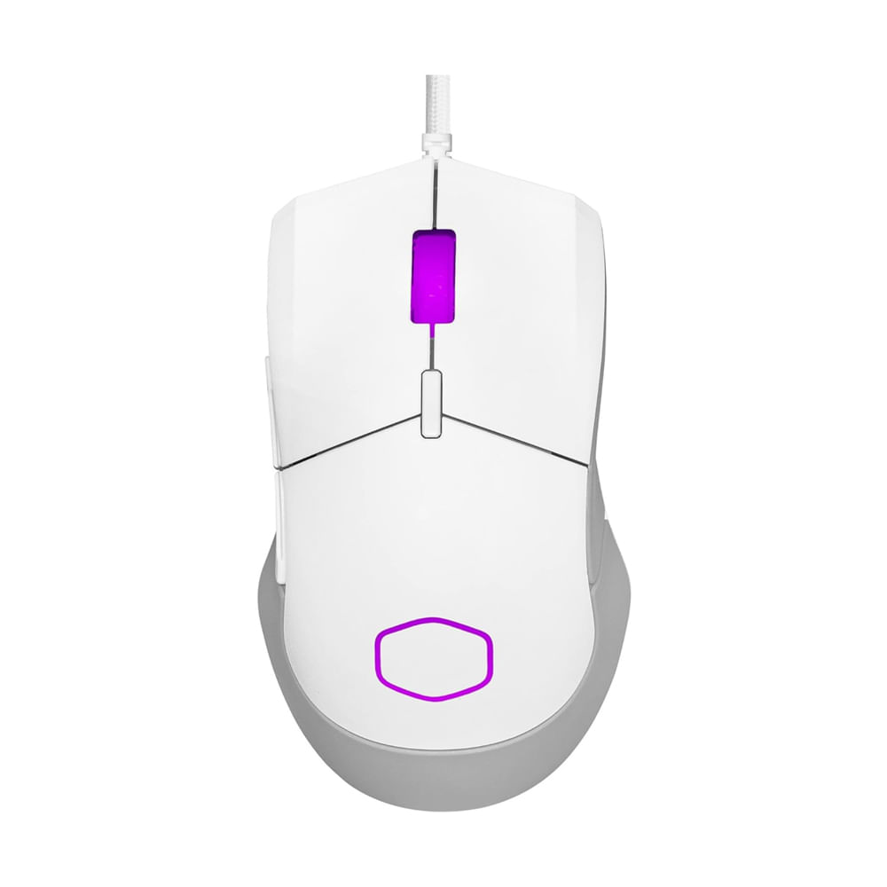 Mouse Cooler Master MM310 - Con cable, color blanco mate, diseño ergonómico y alta precisión