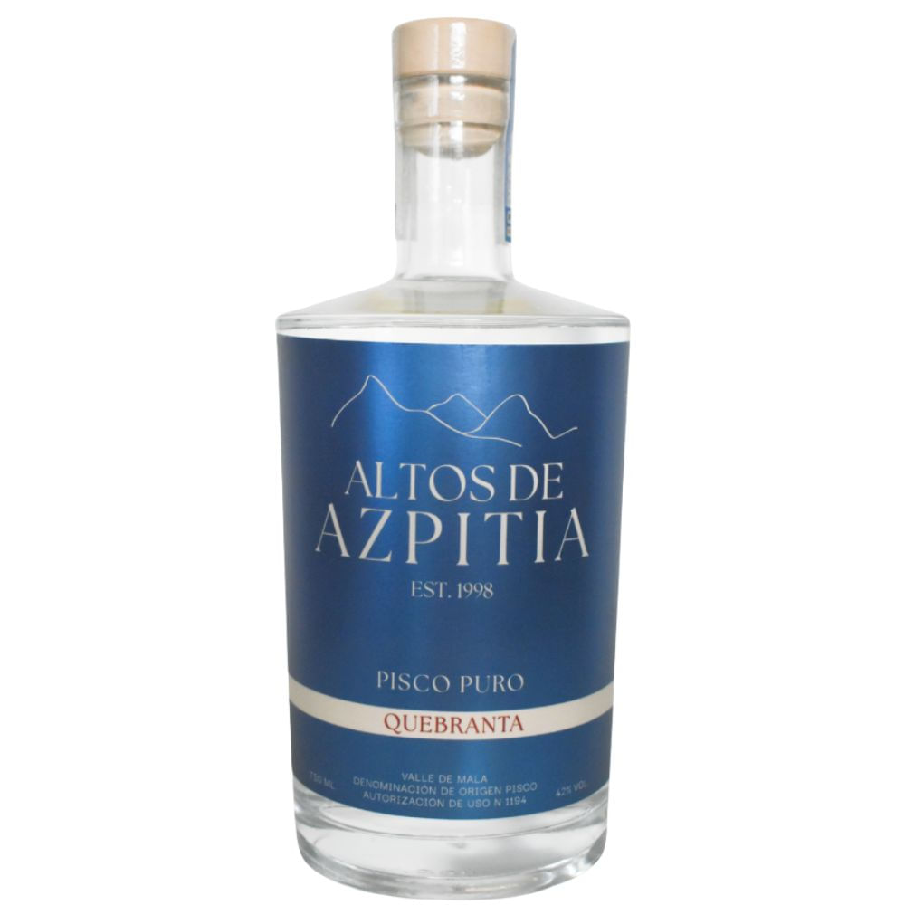 PISCO ALTOS DE AZPITIA EST 1998 PURO QUEBRANTA 750ML