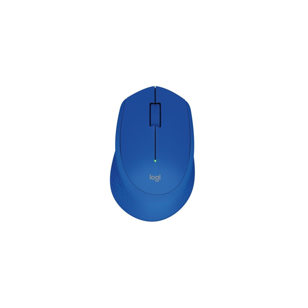 Mouse Logitech M280 Wireless Azul Ergonómico y Conexión Inalámbrica, Ideal para Oficina y Hogar