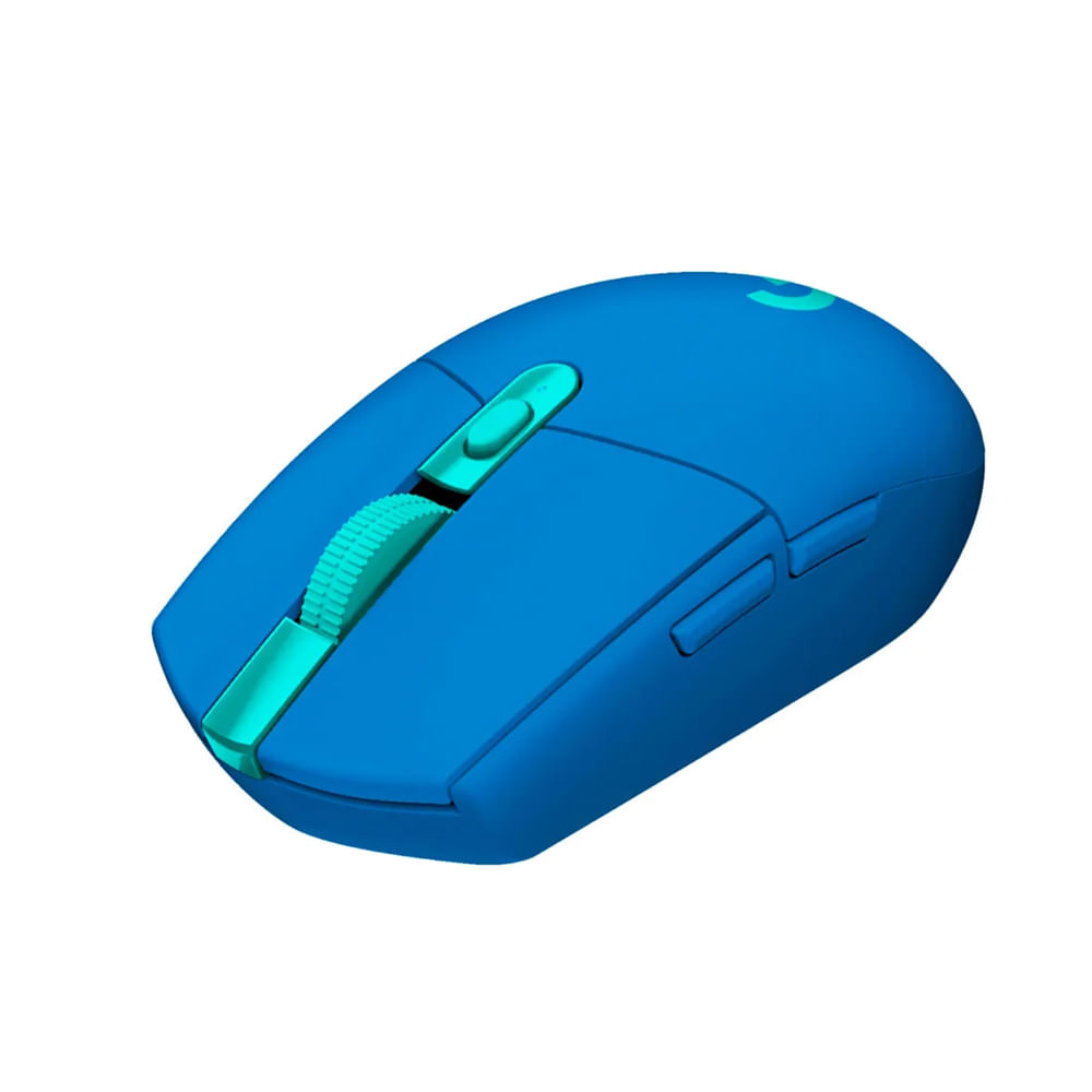 Logitech G305 - Ratón óptico inalámbrico 2.4GHz, 6 botones, color azul con receptor USB