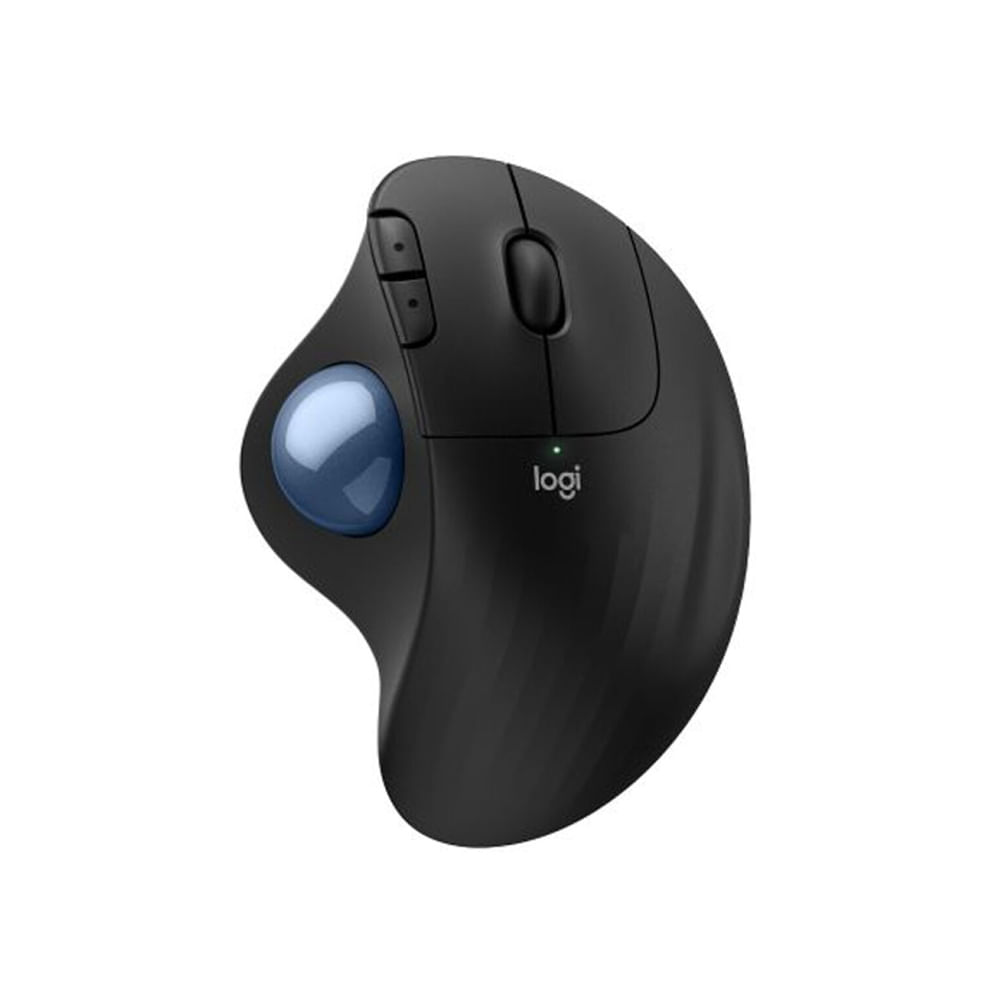 Mouse Logitech Ergo M575S inalámbrico con trackball, silencio y conectividad Bluetooth - Negro