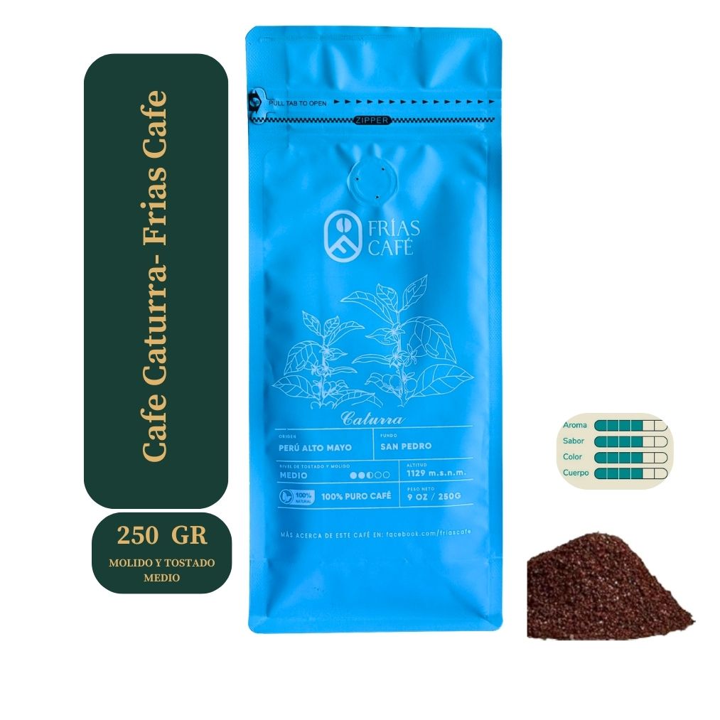 Café Tostado y Molido Frias Cafe Caturra 250 gr