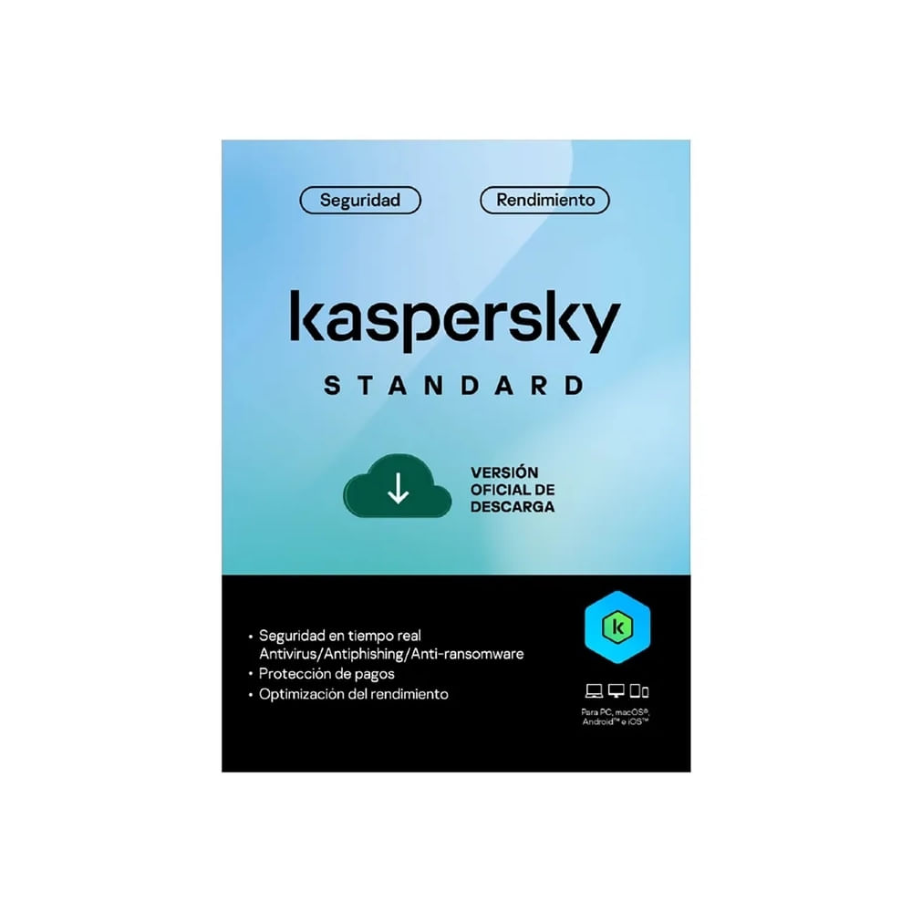Kaspersky Standard para 1 dispositivo - Protección avanzada de seguridad en Latinoamérica