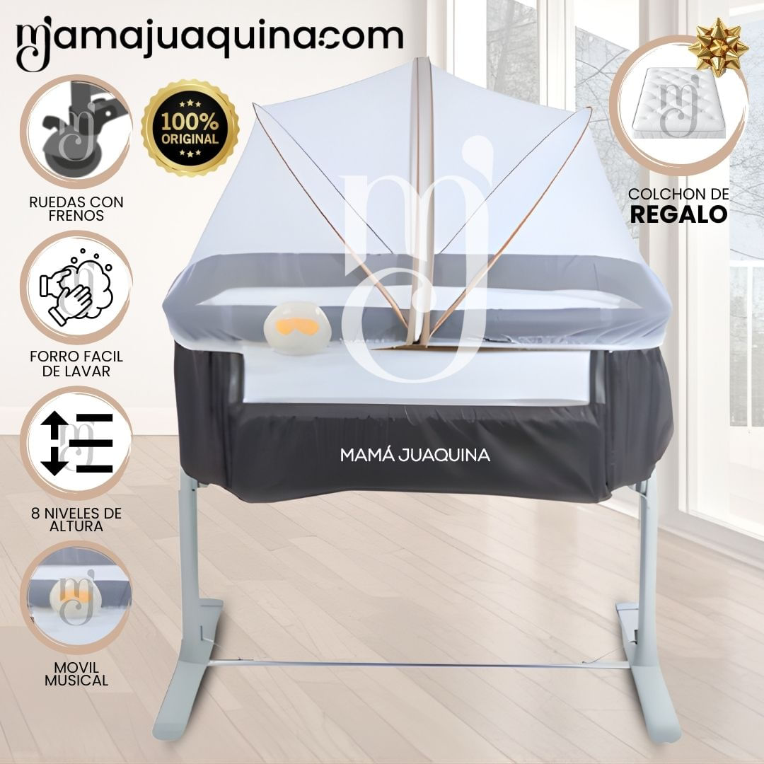 Cuna Musical de Lujo MOZZI Edición Limitada Light Beige