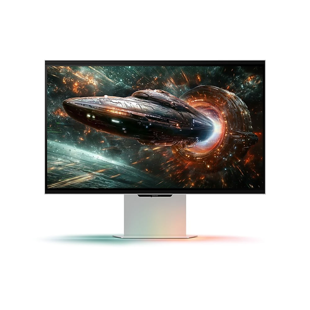 Monitor gaming Samsung Odyssey 27"" 4K UHD, 165Hz, 1ms, con parlantes integrados y pivote ajustable