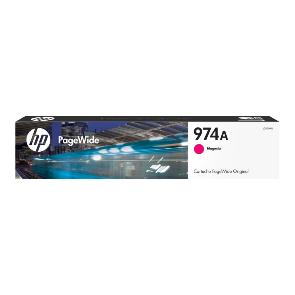 Cartucho de tinta HP 974a Magenta para impresoras PageWide - Calidad profesional y alto rendimiento