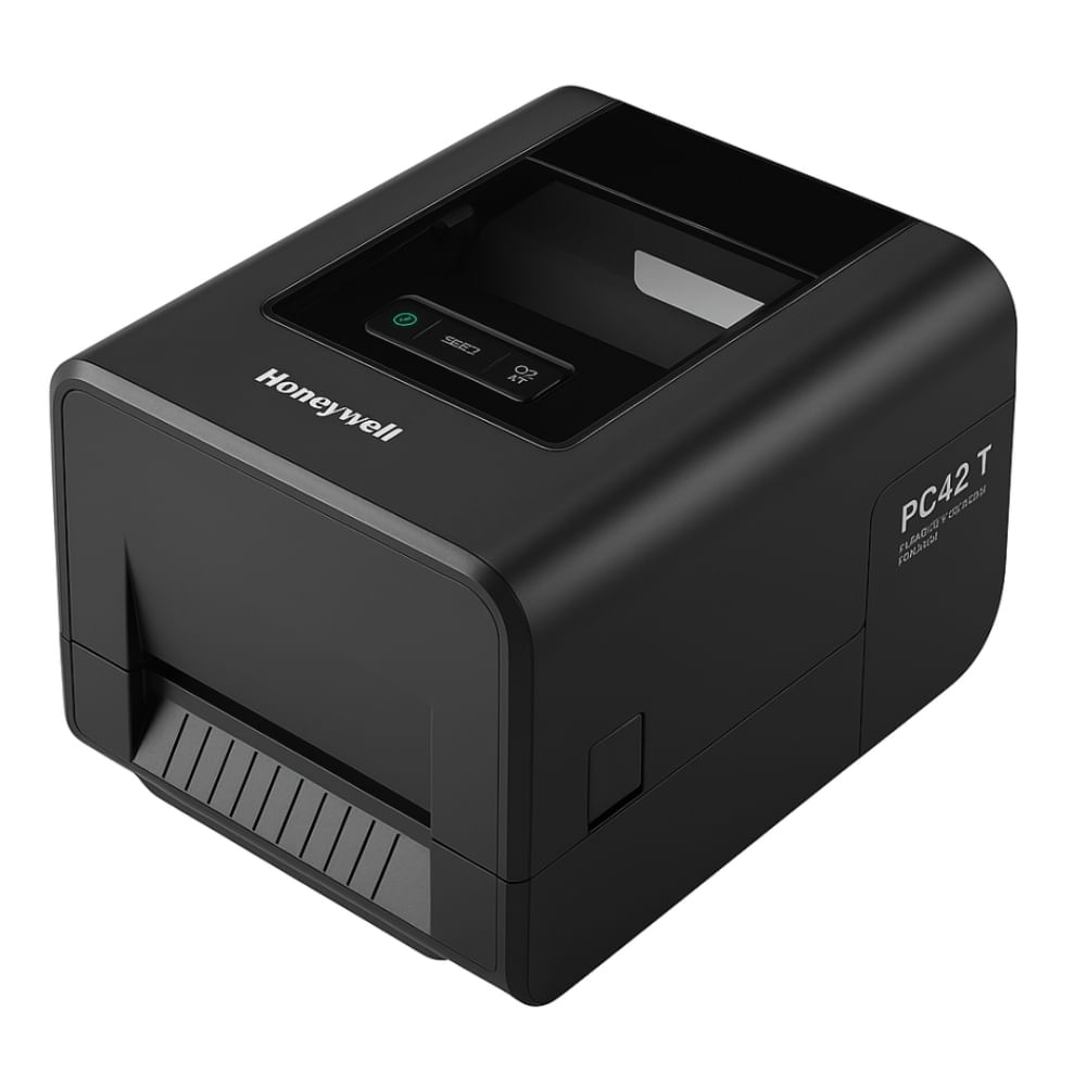 Impresora de Etiquetas Honeywell PC42e-T USB y Ethernet, 203 ppp, color negro, tamaño 1' y 0,5''