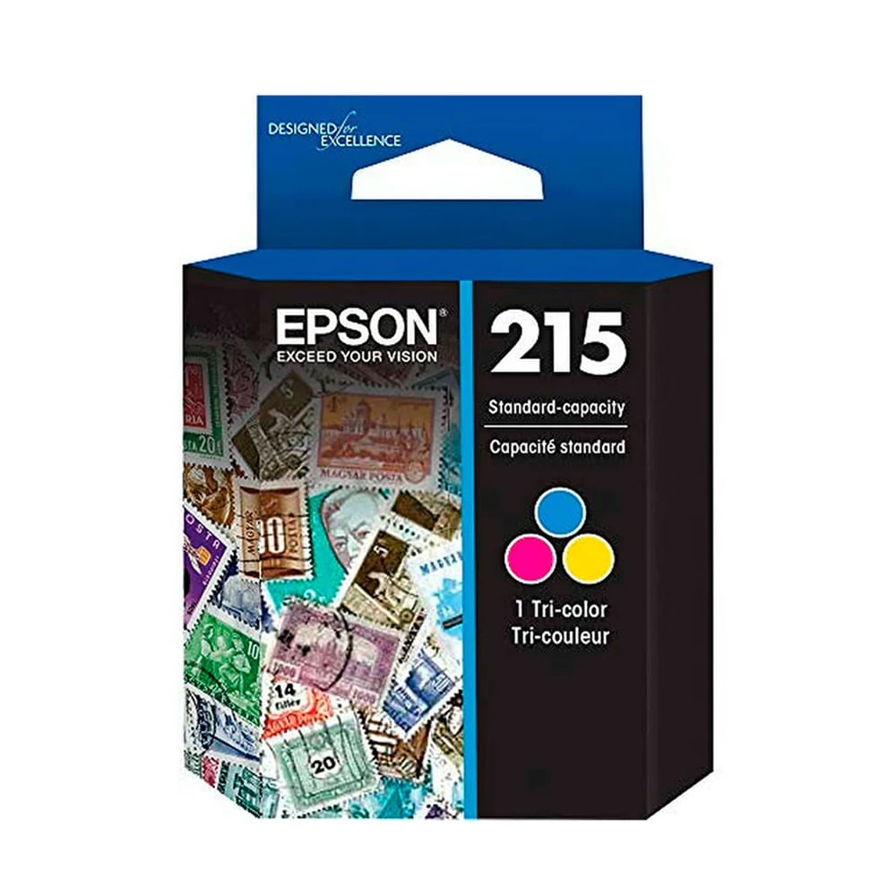 Cartucho de tinta Epson Tricolor T215520AL para impresora WorkForce WF100 calidad excepcional