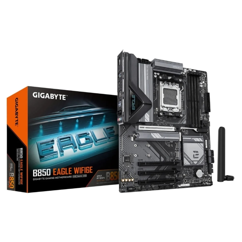 Placa base Gigabyte B550 Eagle con WiFi 6 soporte DDR4 y excelente rendimiento para gamers