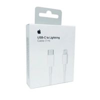 Cable Lightning a USB-C de 1m Apple - Conectividad rápida para iPhone, iPad y MacBook - Blanco