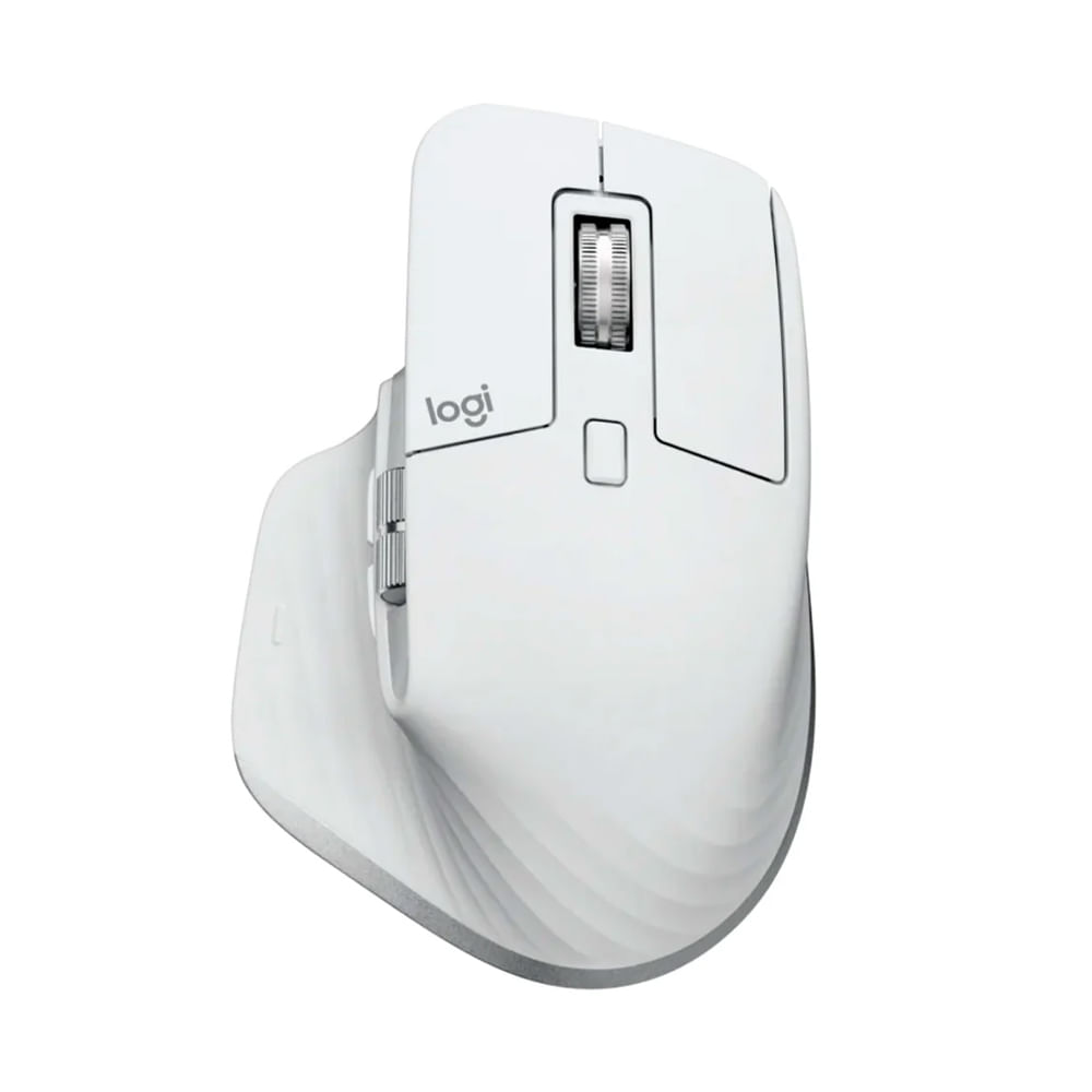 Mouse Logitech MX Master 3S Wireless Blanco y Gris - Conectividad Bluetooth, Ergonomía Superior