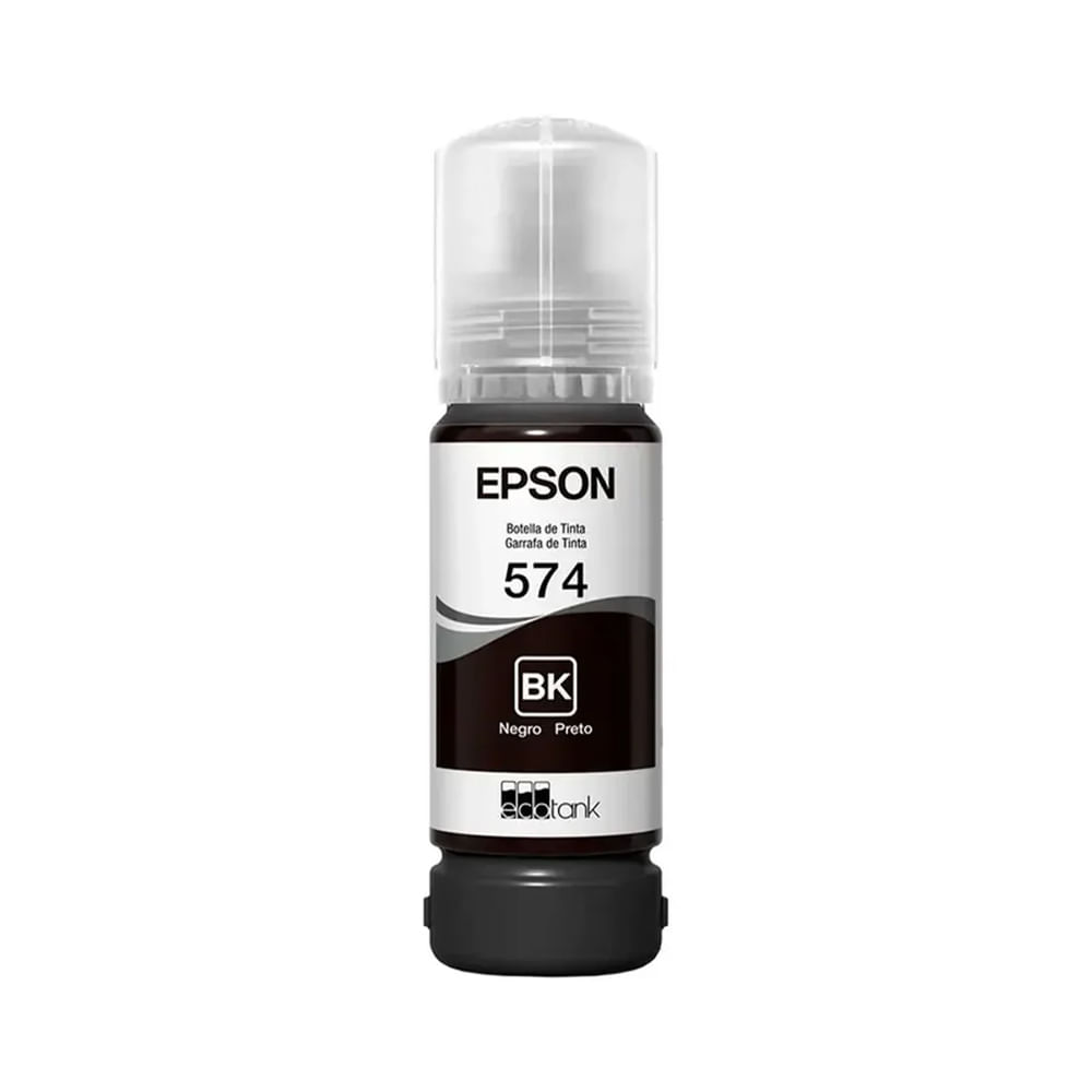 Tinta de recarga Epson T574120 negra  Alta capacidad para impresoras de inyección de tinta