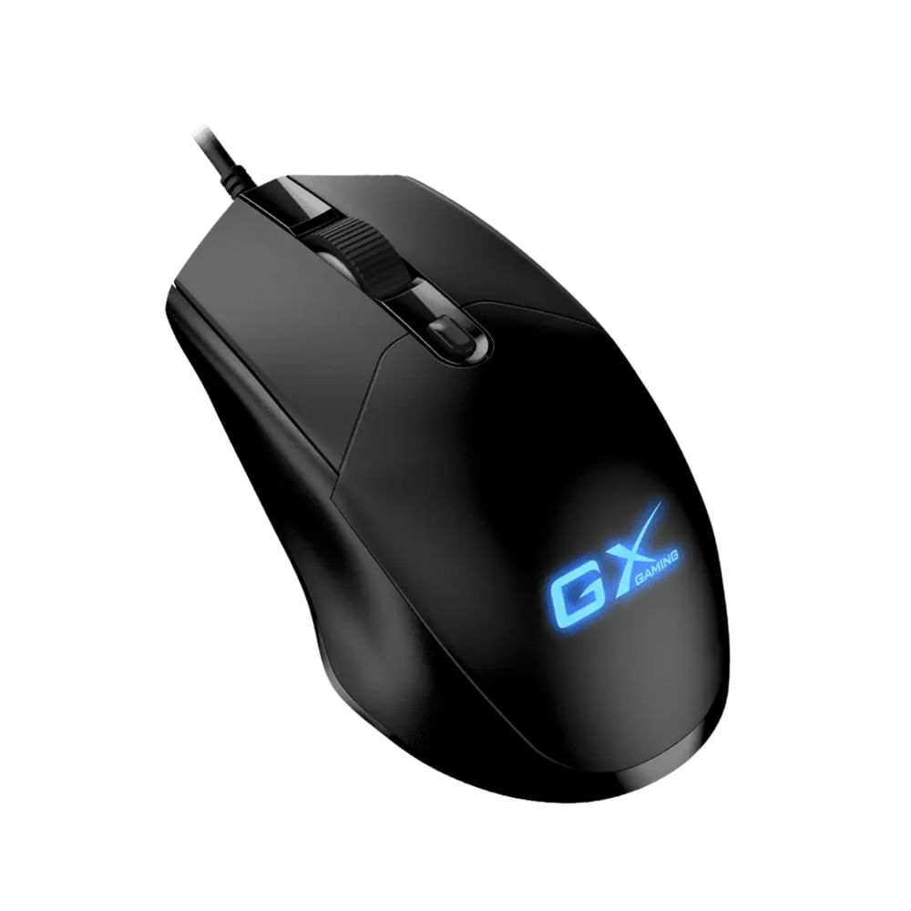 Mouse Gamer Scorpion M300 RGB negro con retroiluminación y diseño ergonómico para PC