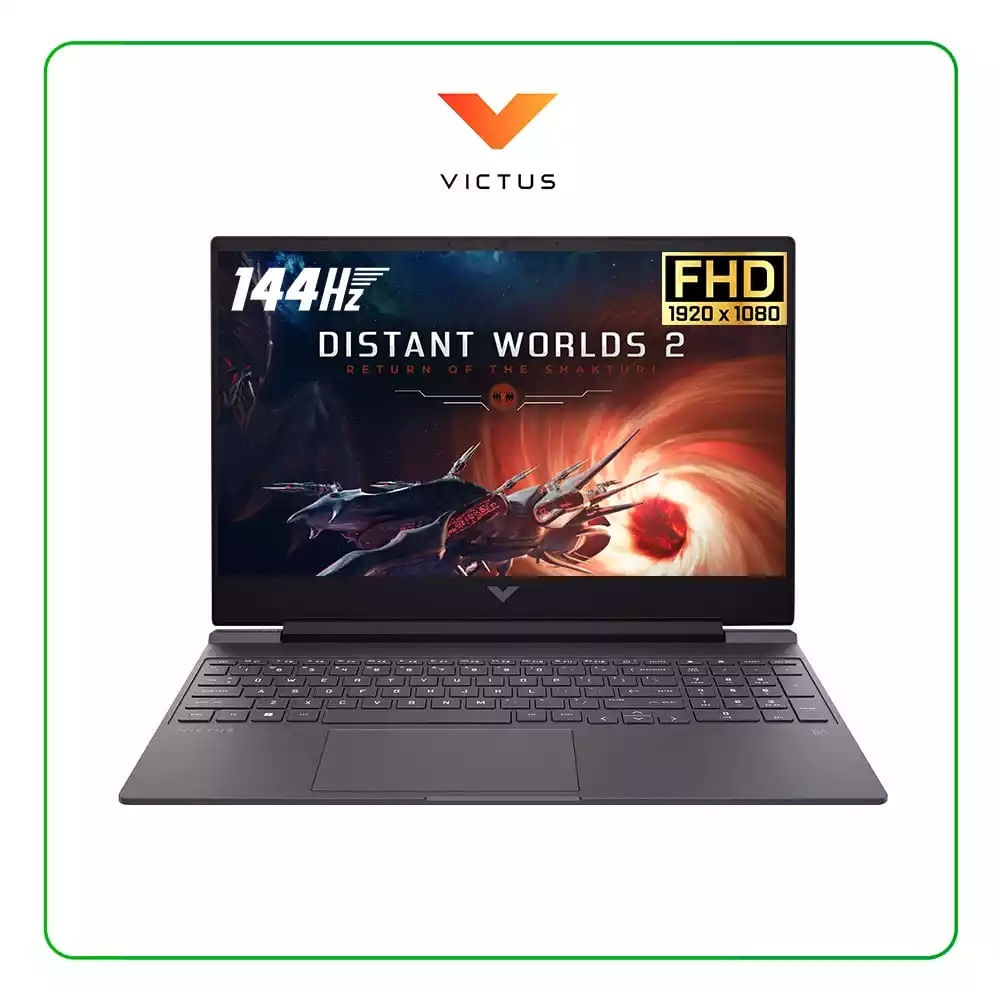 Notebook HP Victus 15.6"" FHD Gaming - Ryzen 7, 8GB RAM, 512GB SSD, alto rendimiento y diseño elegan