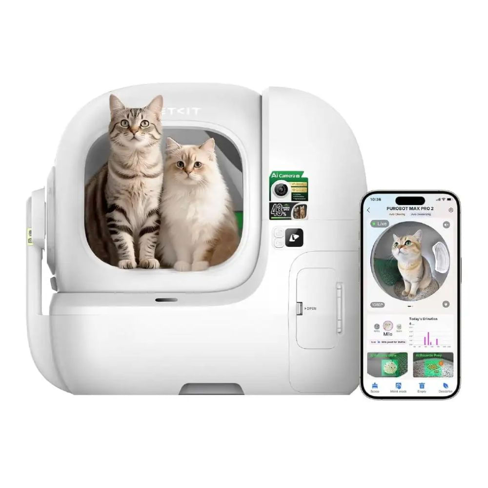 Arenero Automático Inteligente PETKIT Purobot Max Pro 2