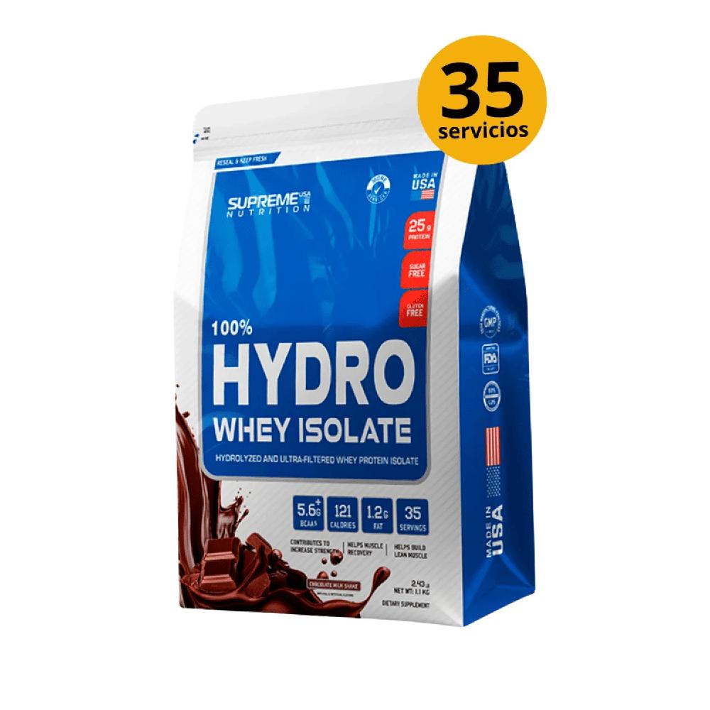 Hydro Whey isolate 1.1 kg chocolate- Supreme nutrition