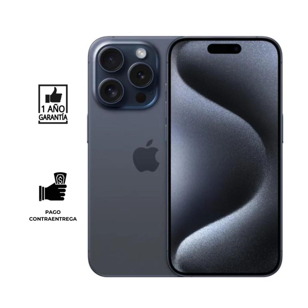 REACONDICIONADO iPhone 15 Pro 256gb I Grado A I color Azul ESIM