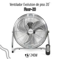 Ventilador de Piso de 20 Evolution con Control- METAL - FLOOR-20