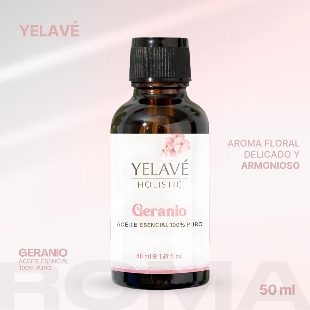 ACEITE ESENCIAL GERANIO 50ML YELAVÉ