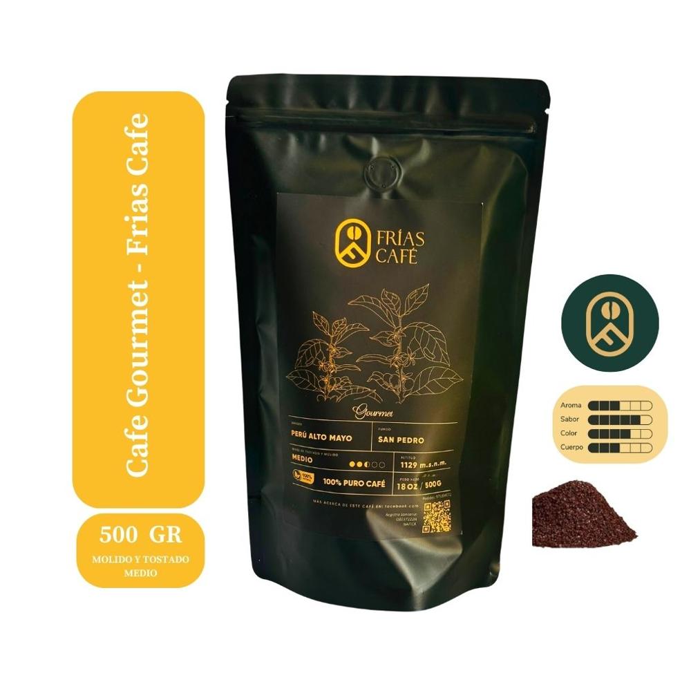 Café De Origen Gourmet Tostado y Molido Frias Cafe 500 gr