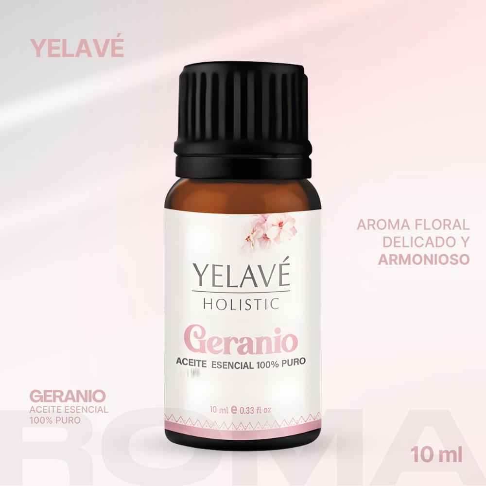 ACEITE ESENCIAL GERANIO 10ML YELAVÉ