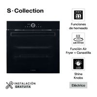 Horno Empotrable Eléctrico 75L Scollection Pure Black D1 Air Fryer
