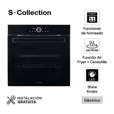 Horno Empotrable Eléctrico 75L Scollection Pure Black D1 Air Fryer