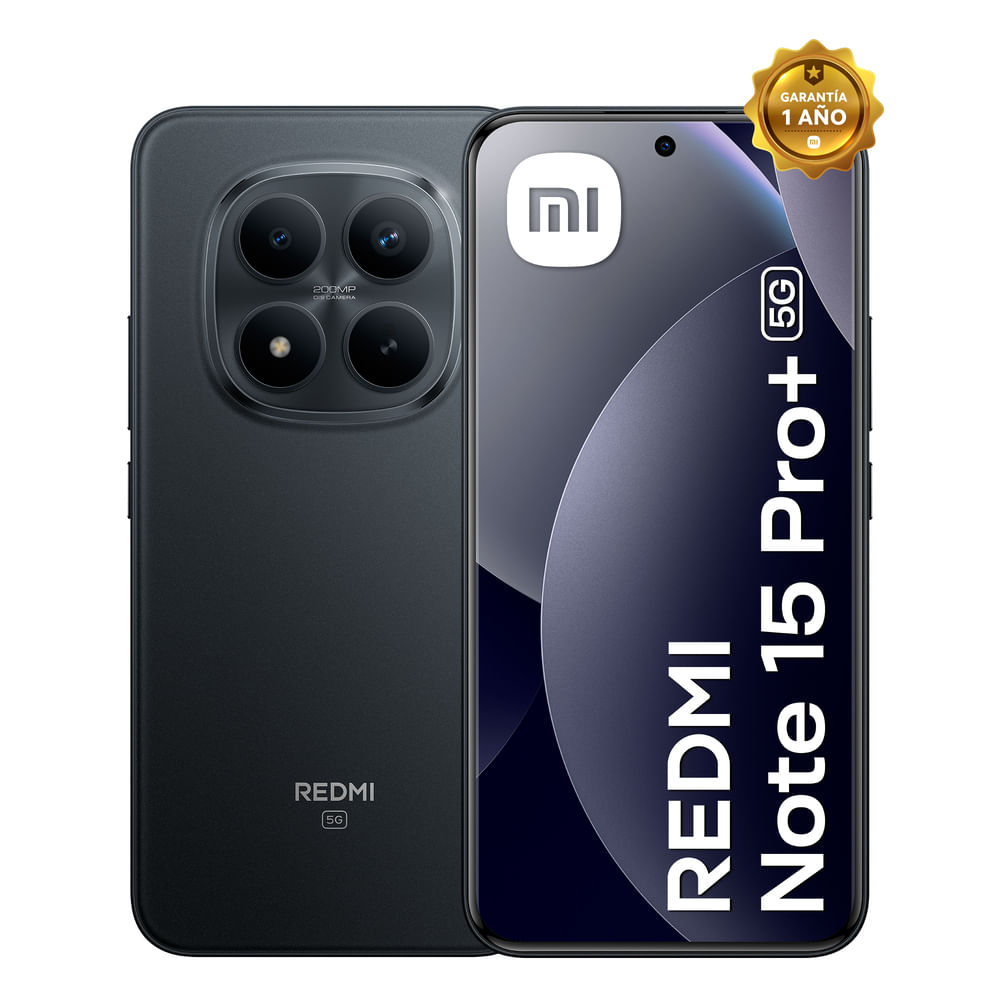 Celular 5G Redmi Note 15 Pro mas 512GB 12GB RAM Negro
