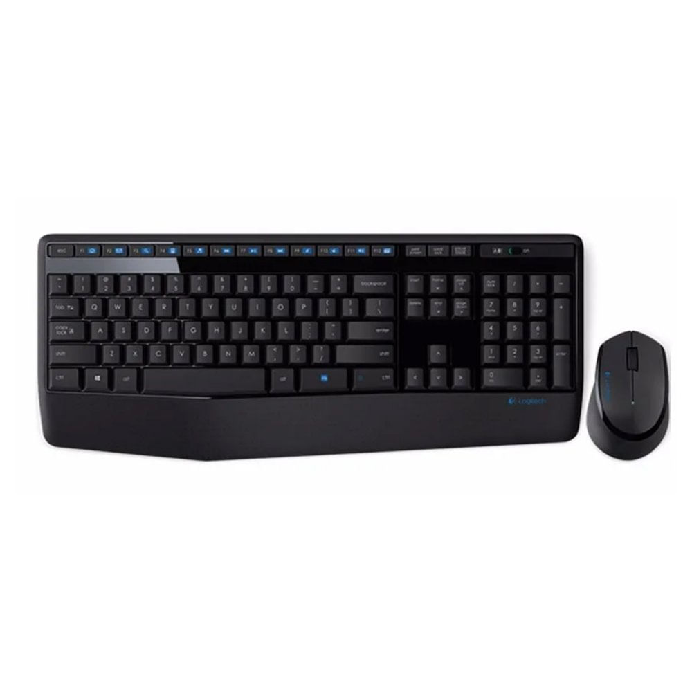 Teclado y Ratón Inalámbricos Logitech MK345 Comfort Negro - Conexión Fluida y Diseño Ergonómico