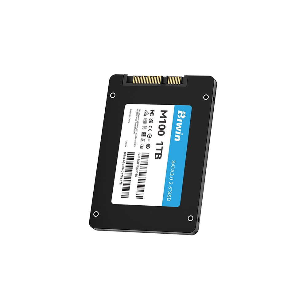 Disco sólido SSD Biwin M100 de 2TB SATA III 2.5"" con 550 MB/s de velocidad de lectura y escritura