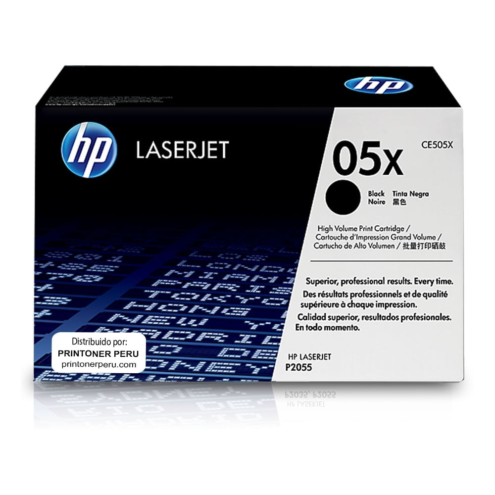Tóner HP 05X Negro Original para LaserJet - Alto Rendimiento y Calidad Impresionante