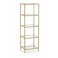 Estante Industrial Romero 4 Repisas Dorado | Masiva Home