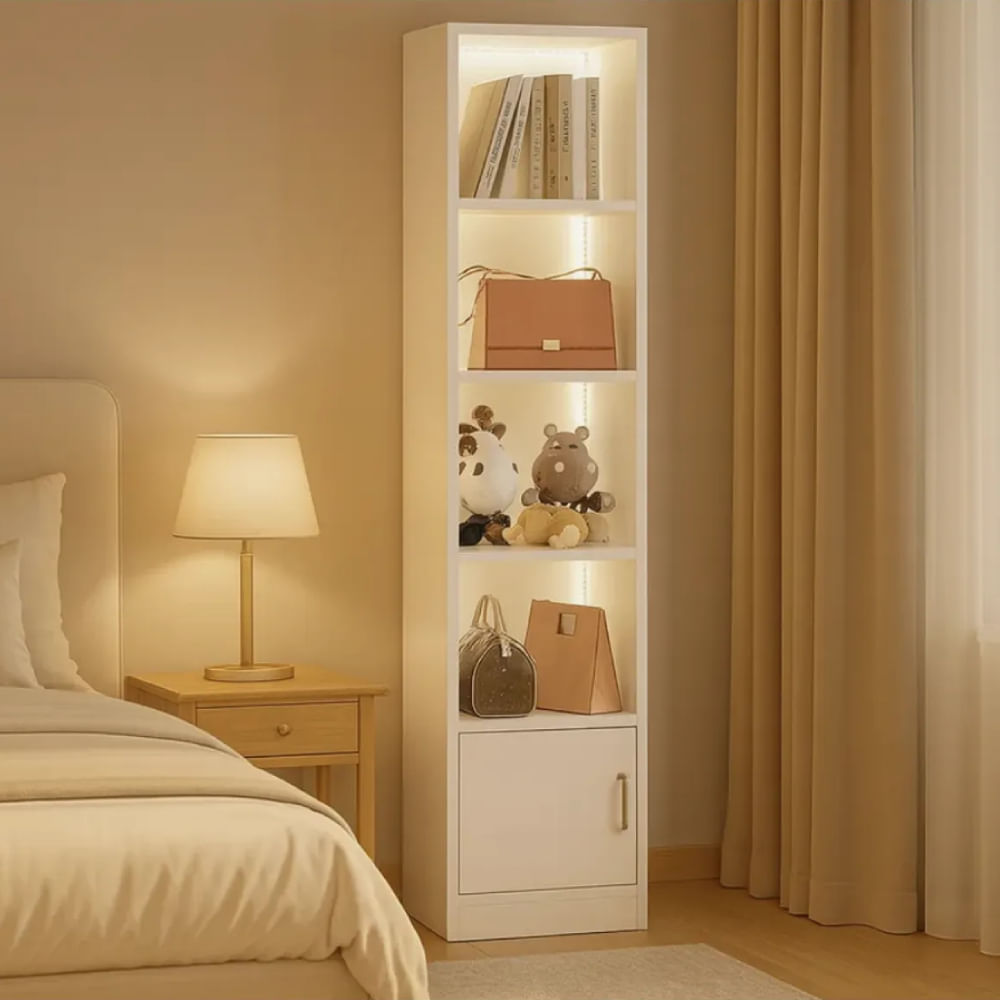 Estante con Luces Led Lana 5 Niveles Blanco | Masiva Home