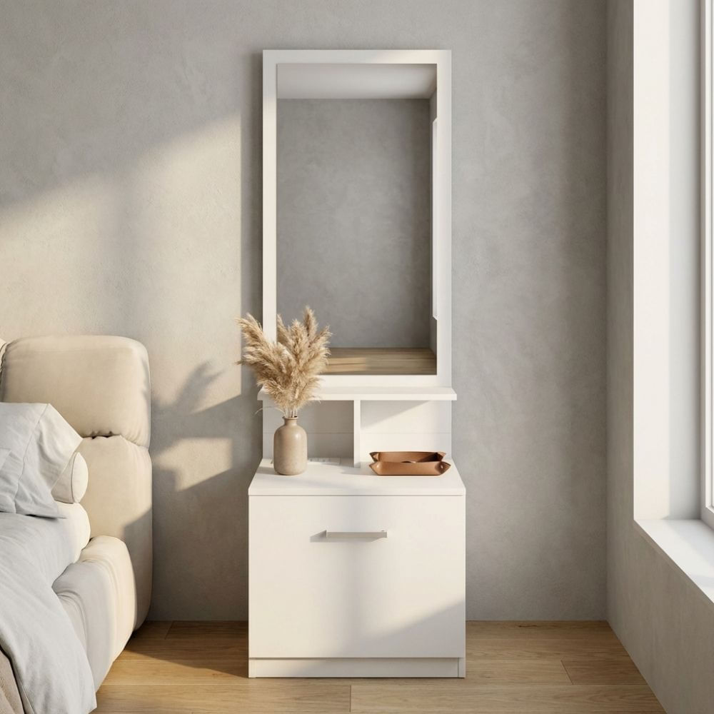 Tocador con espejo Amiko Blanco | Masiva Home