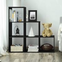 Estante Librero Gradus 3 Niveles Negro| Masiva Home